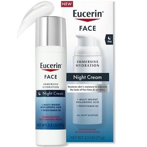 Eucerin Immersive Hydration Night Cream - White